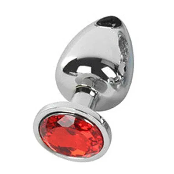 Plug anal en métal pour homme et femme gode anal avec bijoux en acier inoxydable