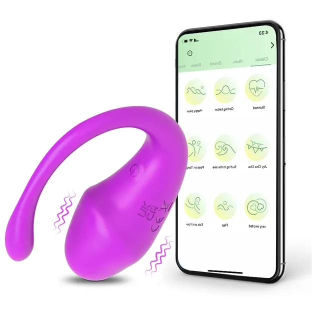 Vibromasseur 2 en 1 anal oeuf vibrant stimulateur point G connecté 9 vitesses étanche rechargeable USB