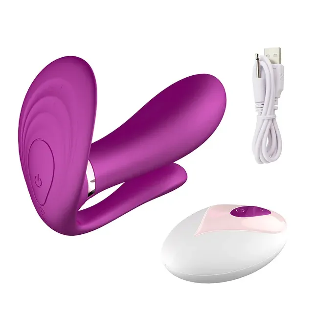 Vibromasseur 3 en 1 anal stimulateur de point G stimulateur de clitoris chauffant avec télécommande 9 modes